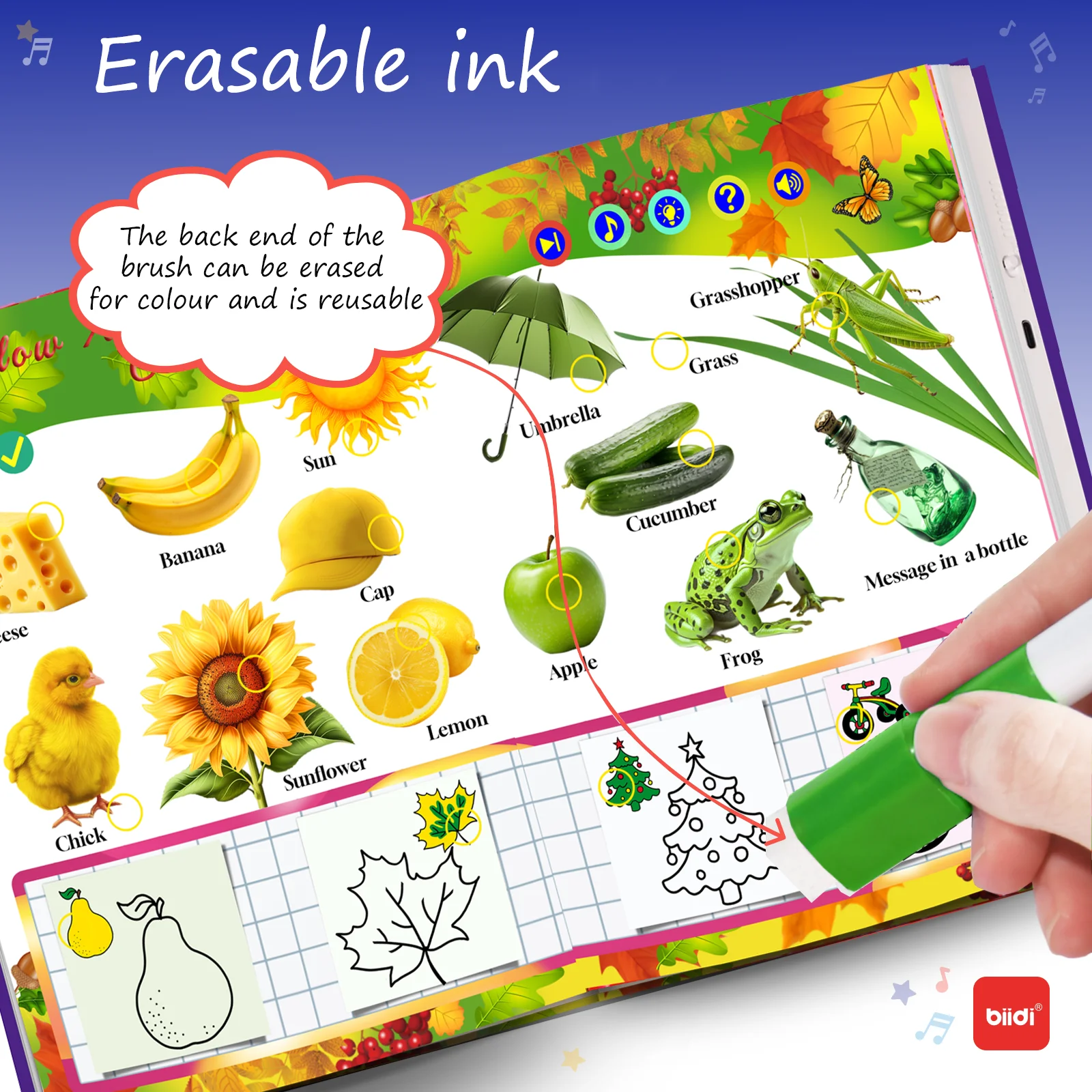 Montessori Toys Touch Y Book English Learning Machine Study Sound E Book Reader for Kids talking book