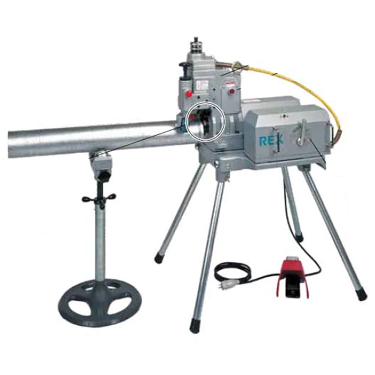 High productivity pipe threading machine electric pipe threader