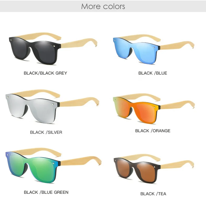 Sunbest Eyewear 107 Fashion Bambu Temple Sunglasses 2021 Bamboo Wooden Polarized Driving Shades Sun Glasses