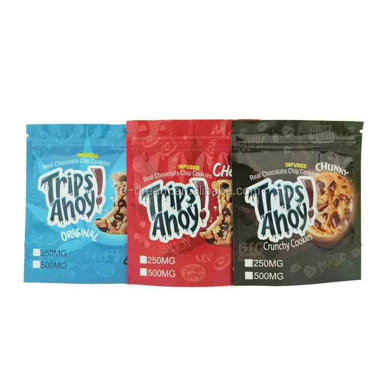 
 Сливочные пакеты CANNA AHOY, чип арахисового шоколада, майларовые пакеты, герметичные пакеты с защитой от горячего запаха  