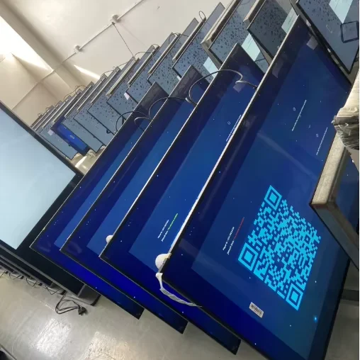 32' 43' Wall Mount Digital Signage Smart Menu Display Hanging Lcd Screen