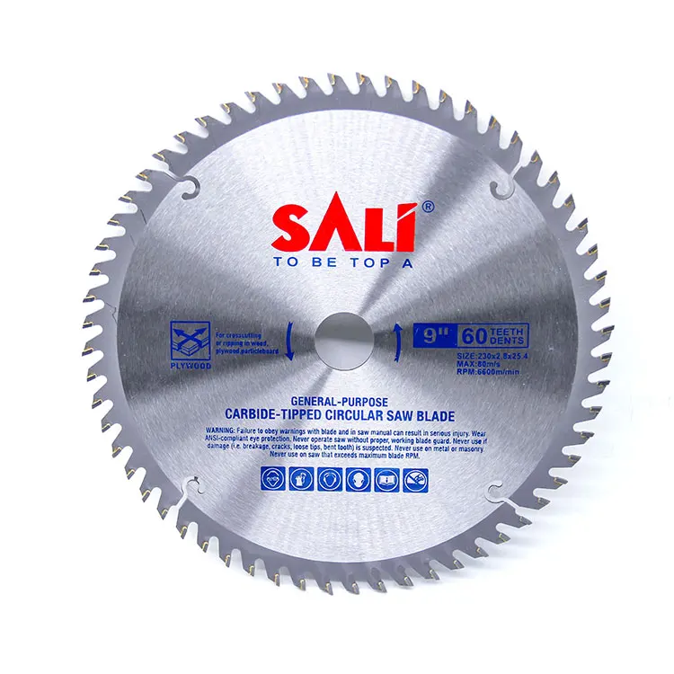 SALI 125x30T circular saw blade for rubber cutting