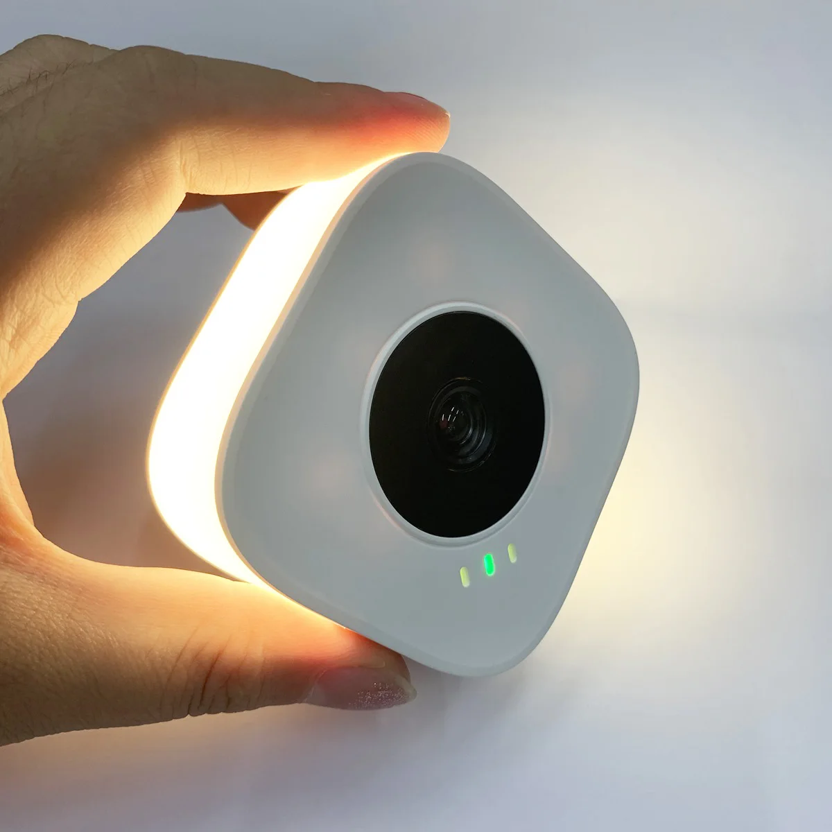 Новый дизайн детский монитор с питанием от аккумулятора 1080P Wi-Fi лампой камера подсветкой настроения для