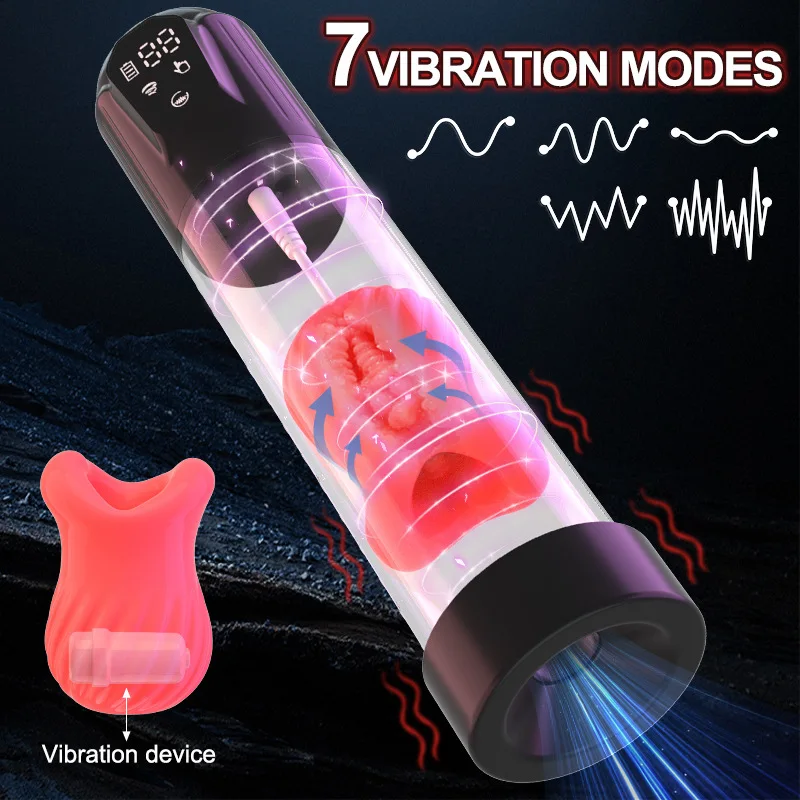 Adult Sex Toys Automatic Penis Enlargement Water Vacuum Pump Electron Vacuum Pressure Pump Exerciser For Male Penis Dick Enlarge
