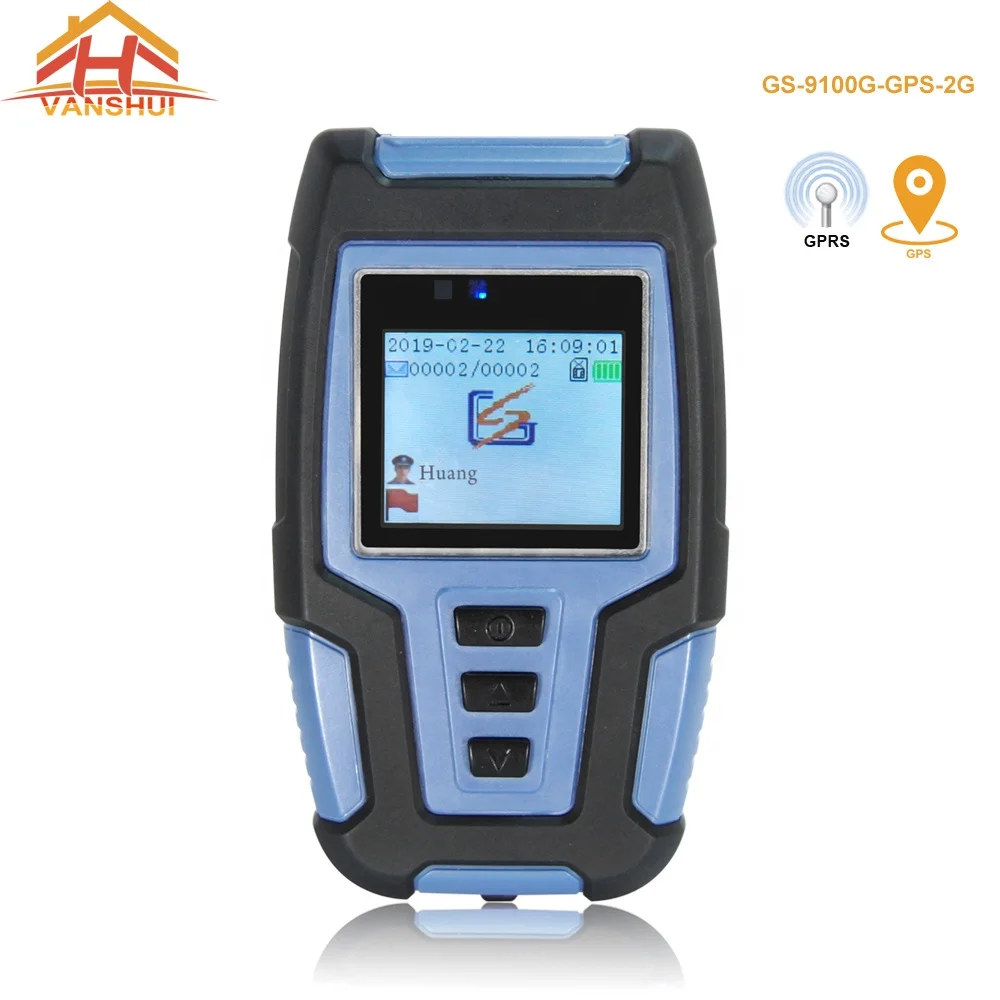 
Wireless GPRS and GPS Communication Fingerprint Smart Card Guard Tour Patrol System IP68 Waterproof (GS-9100-GPS-2G) 