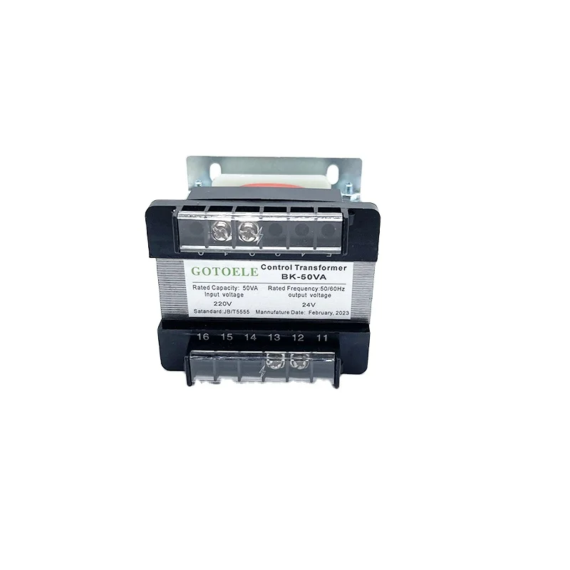 Control transformer BK-50VA rated capacity 50VA input voltage 220V best quality have a stock