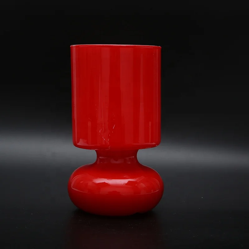 Red Colored Borosilicate Glass Tube for Lamp Covers & Shades