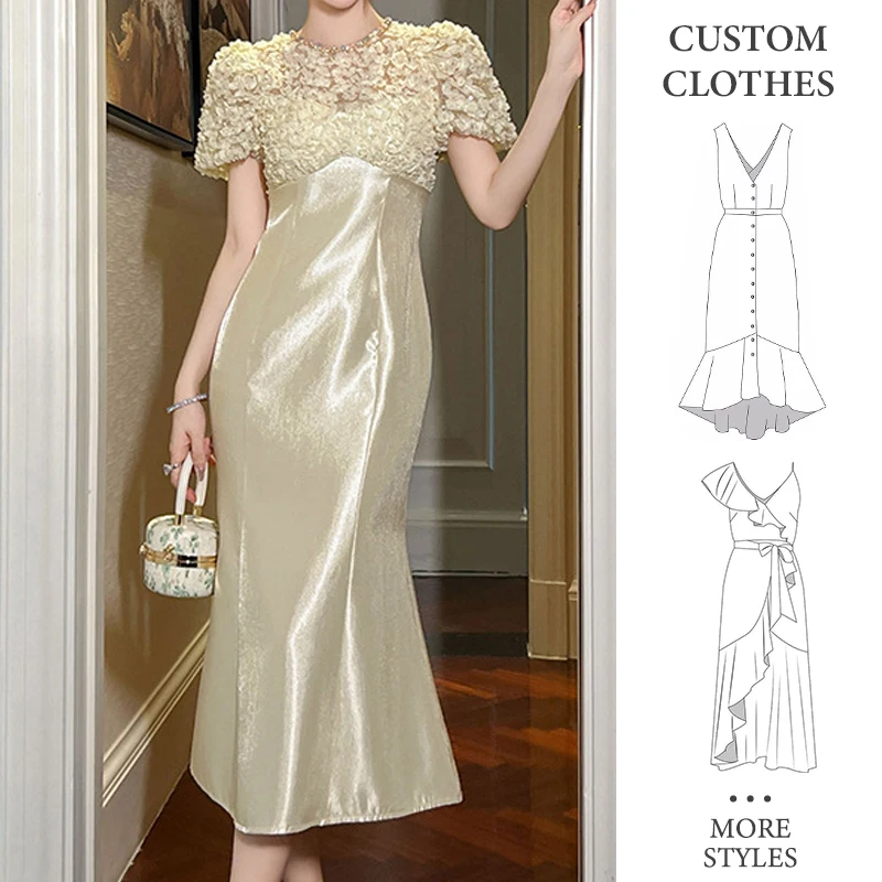 21258 Элегантное коктейльное платье с коротким рукавом