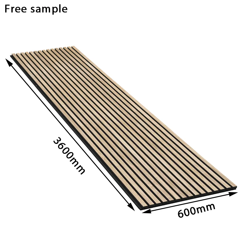 Akupanel Economic Sound Isolation Wooden Acoustic Panel For Interior Decoration Slat wall Panel