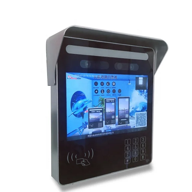 Wall Mounted Infrared Intelligent Control All In One Camera Access Control Machine Face Recognition Machine