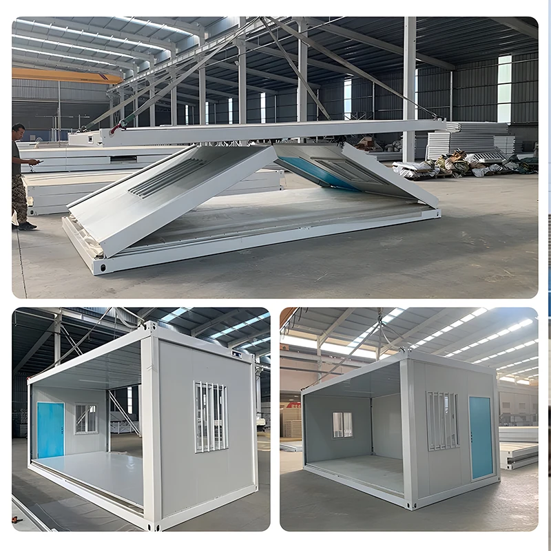 Modular Prefabricated House Mini Modular Homes 20FT Portable Prefabricated Dormitory Living Office Folding Container House