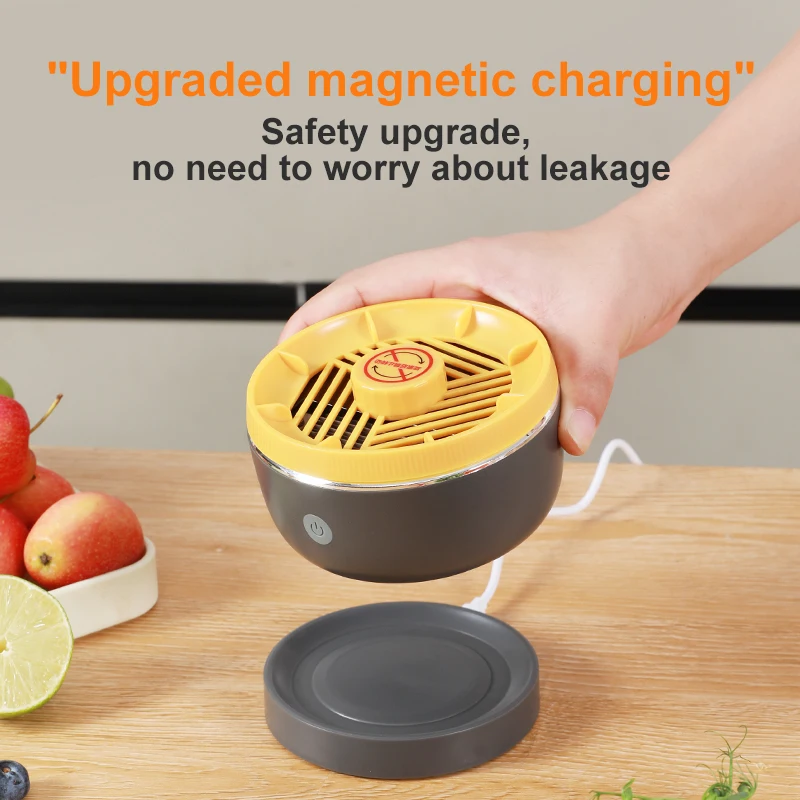 Kitchen Fruit and vegetable washing machine wireless portable disinfection small household appliances purification machine