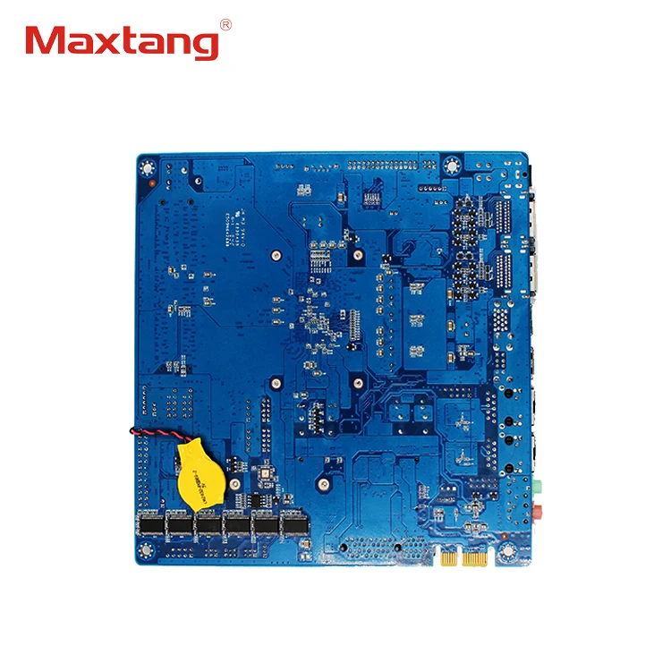 Maxtang пользовательская Оптовая ITX материнская плата 4DP отображает 6 COM двухканальный DDR4 32 Гб AMD V1605B и 2500U CPU Amd Материнская плата