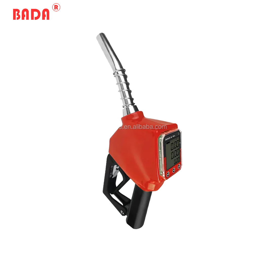 LCD meter Automatic shutoff high accuracy LCD display fuel nozzle