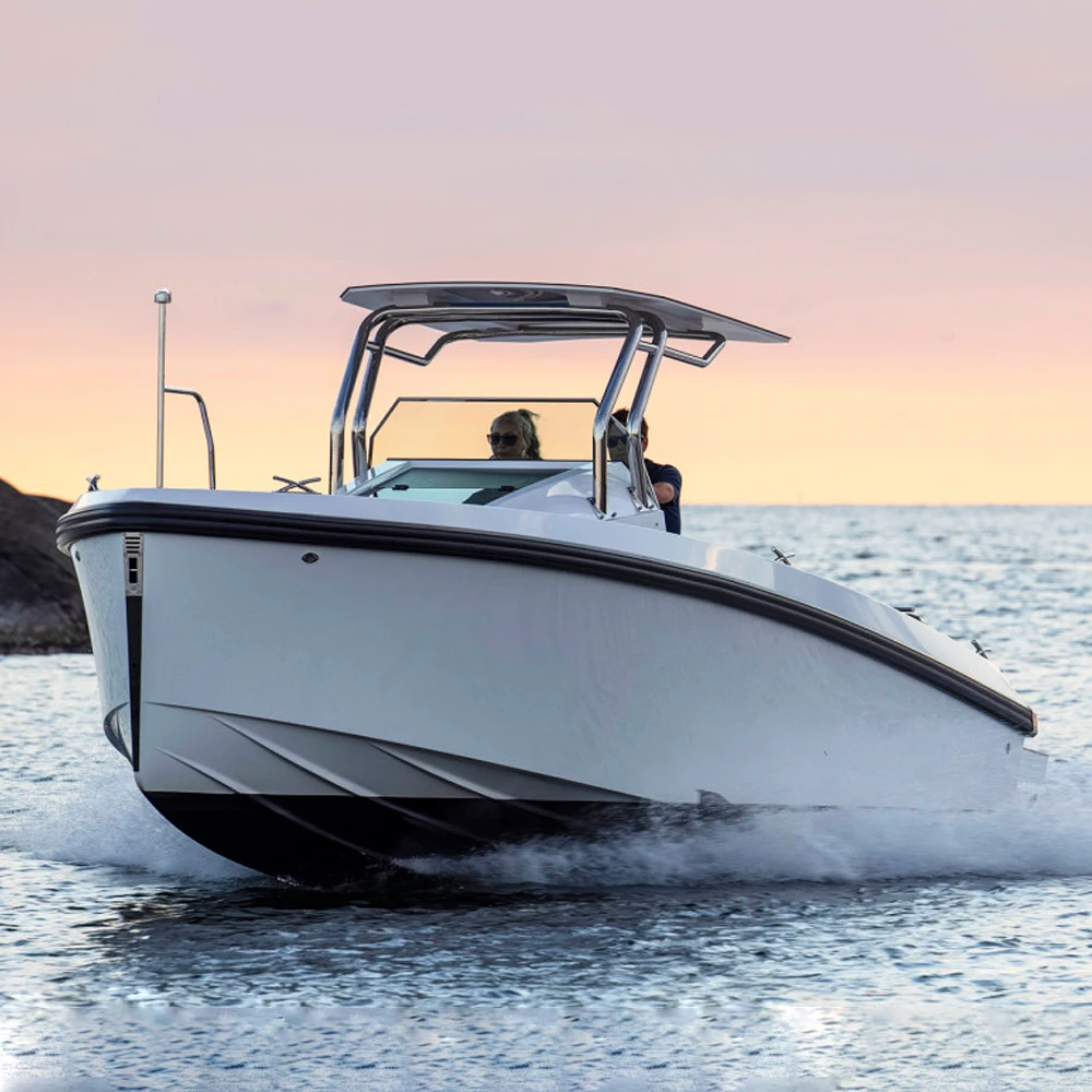 Hard Top Aluminum Luxury Sport Engine centre Console fishing jet boat yacht