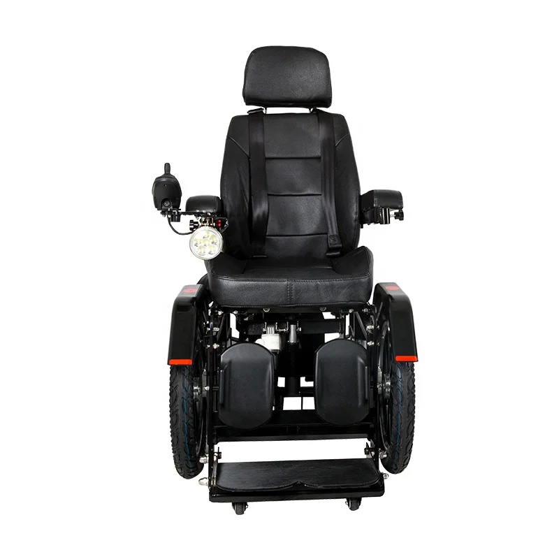 electric standing wheelchair for easy to reach high position for disable people