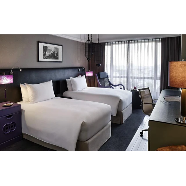 Custom Commercial Chain Hotel Wooden Room Furniture HO-643