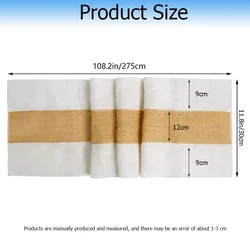 Splicing Burlap Table Runner Rustic Wedding Decoration Table Runner Dining Kitchen Table Runner