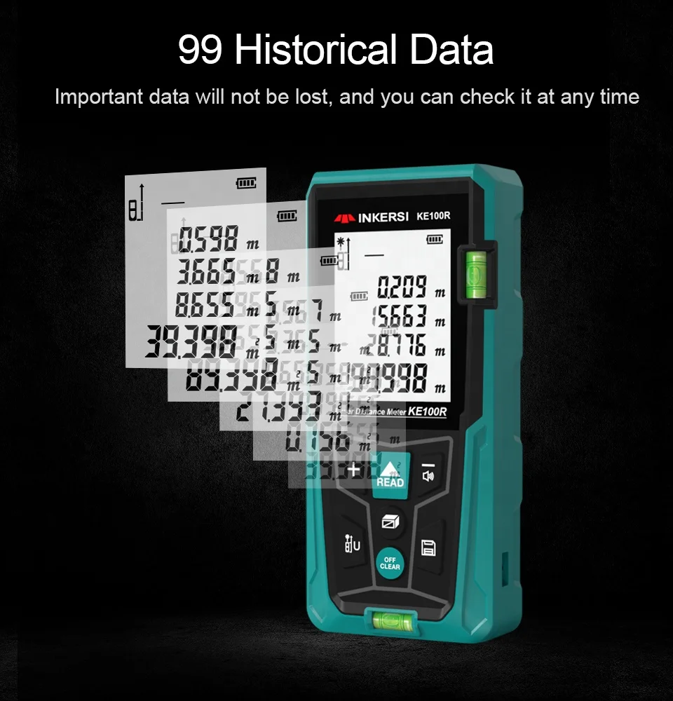 120m 100m 70m 50m Handheld indoor digital laser distance meter measure range finder infrared rangefinder pocket laser meter