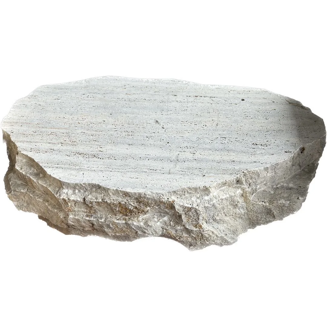 Block Travertine Villa Decoration Material Travertine rocks