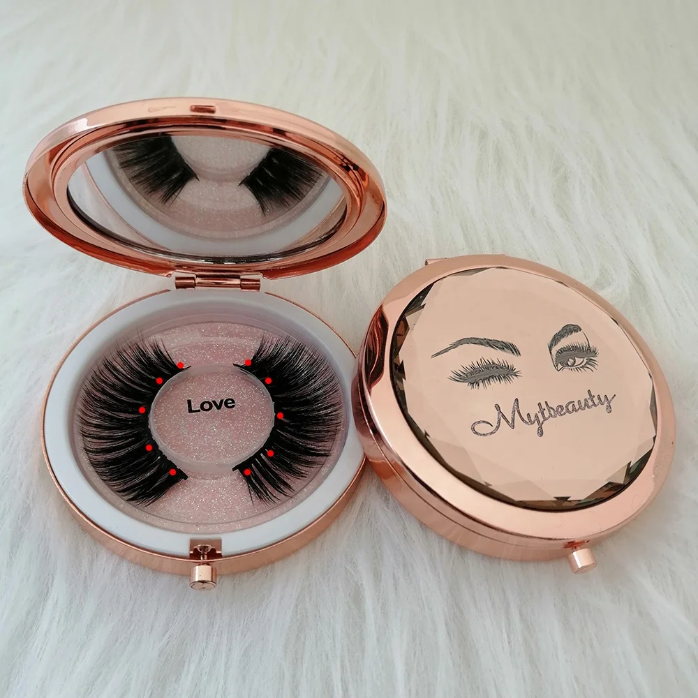 Mytingbeauty собственный бренд магнитные ресницы с магнитной коробкой для
