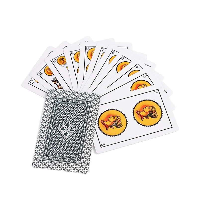 Spain Cartas de poquer Poker Cards High Quality PVC and  Paper Playing Cards