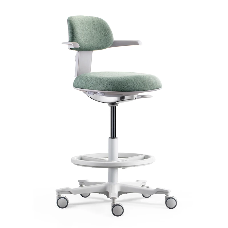 Hot Selling Office Seat Dentist Little Saddle Dental Use High Back Stool Ergonomic Hospital Medical Chair For Dentist
