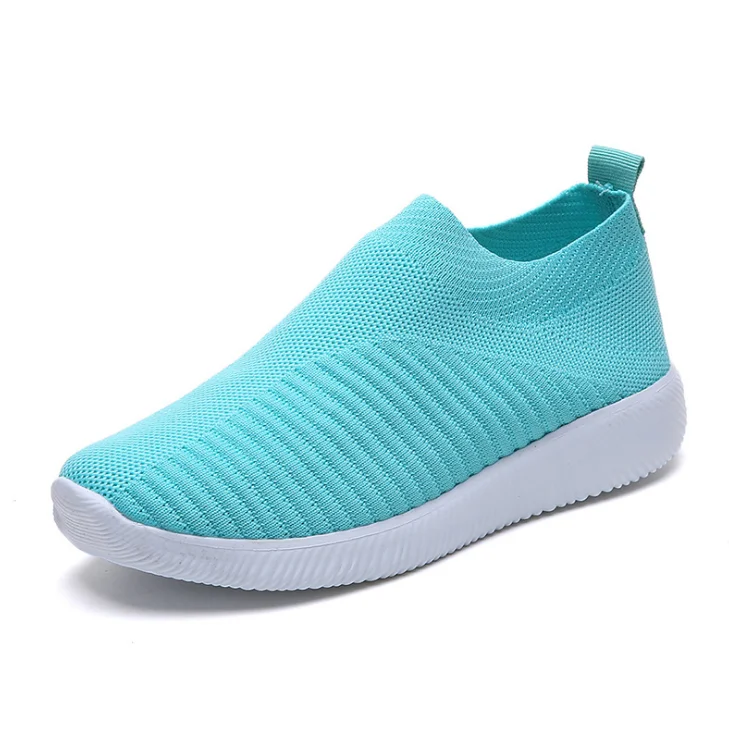 Factory Custom Breathable Mesh Sneakers Custom Blue Womens Sneakers Fashion