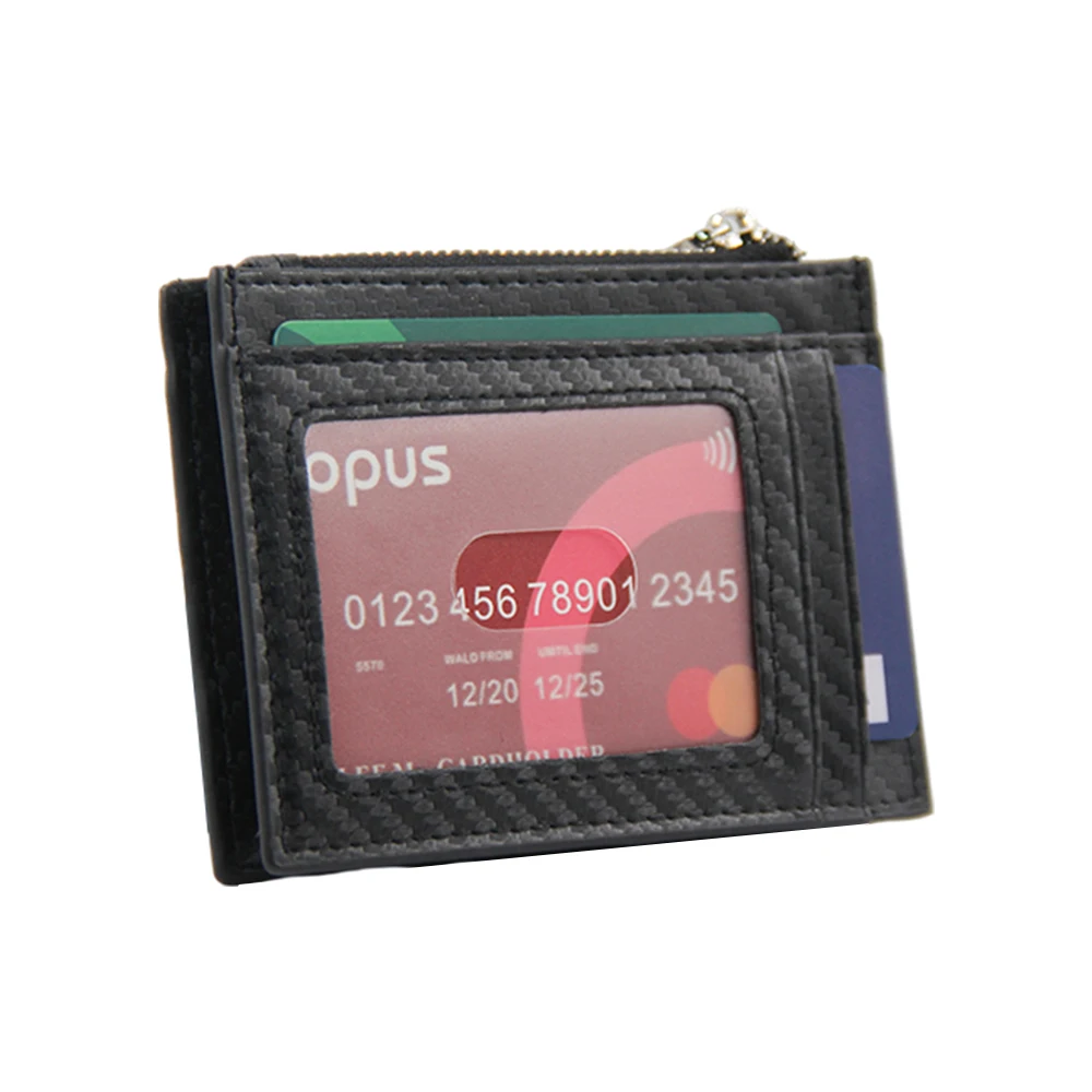 Genuine Leather Rfid Blocking Card Wallet Rfid Blocking Credit Card Id Business Card Holder Wallet