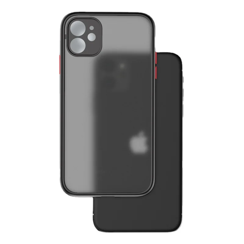 For iPhone 13 12 11 Pro Case Ultra Thin TPU PC Phone Case For iPhone X/XS MAX XR 8 7 6 Plus Translucent Matte Mobile Back Cover