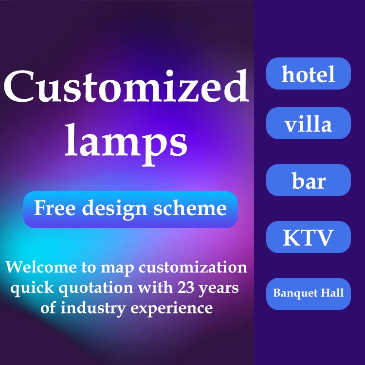 Good Price Decorative Banquet Hall Lobby Villa Hotel Commercial Big Modern Led Glass Chandelier Light
