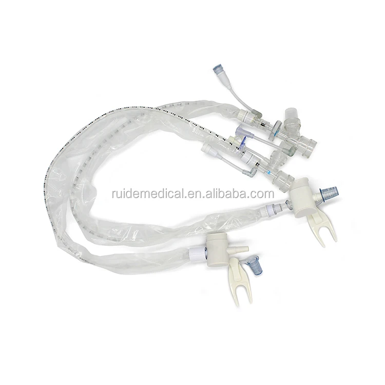 Hot selling sterile medical disposable closed suction catheter  24hours  5Fr 6Fr 7Fr 8Fr for children