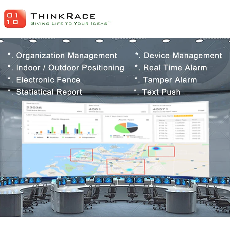 Tracking system and App customization Industry design Tracking Wrist Global GPS 4G ankle tracker for prisoner offender