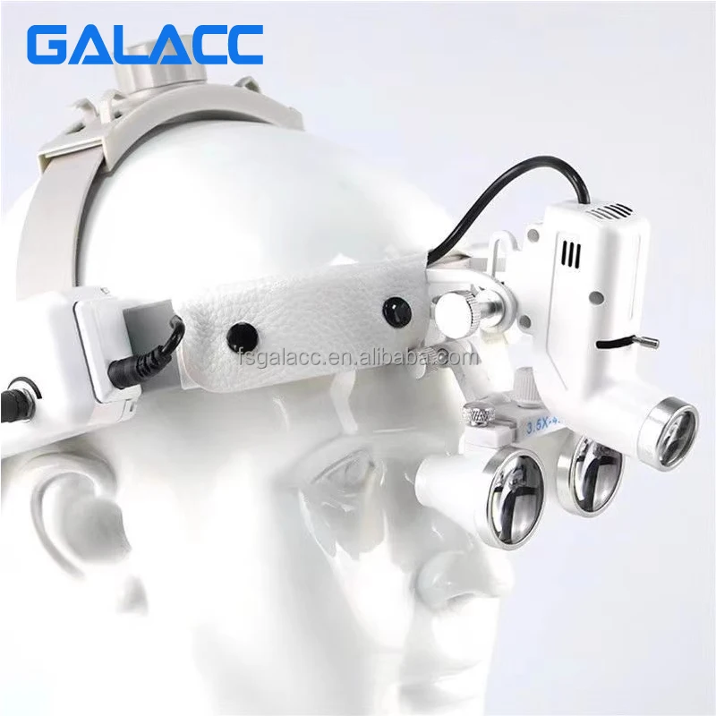 Good Quality 3.5x magnifying glasses Dental Ent Portable Rechargeable Doctor Head-mounted 3w Wireless Headlight