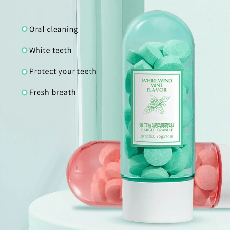 Best Seller Teeth Whitening Toothpaste Tablets Mouthwash Tablets Wholesale Toothpaste Chewable