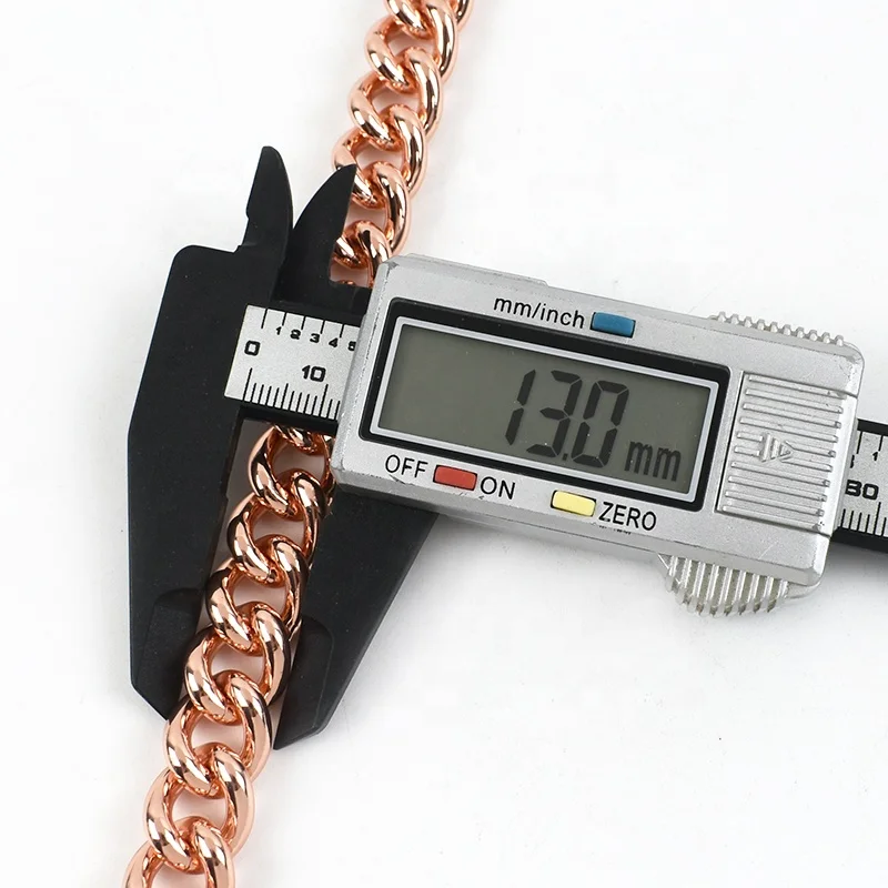 Meetee C-C001 13mm Handbag Hardware Accessory DIY Handmade Plating Decorative Bag Chain Alloy Adjustable Replaceable Bag Chain