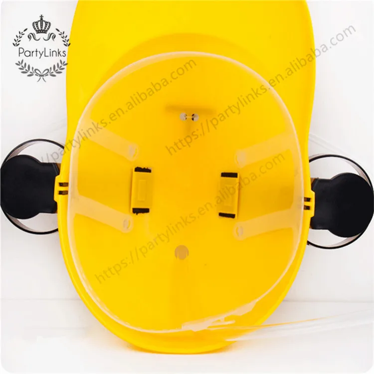 Beverage Helmet Drinking Beer cola Coke Soda Miner Hat Lazy lounged Straw Cap Birthday Party Cool Unique Toy Prop Holder Guzzler