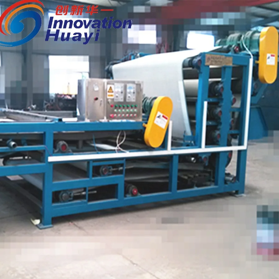 sludge Treatment High Efficiency ss304 Belt Filter Press Sludge Press Machine