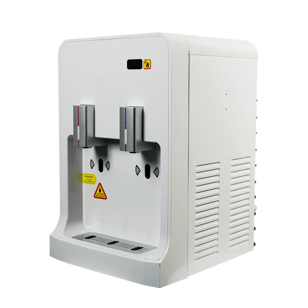 Low MOQ Compressor Hot Water Desktop Water Cooler Dispenser Chilling Popular 5L Tank 5 Degree Cold Water and 95 Degree
