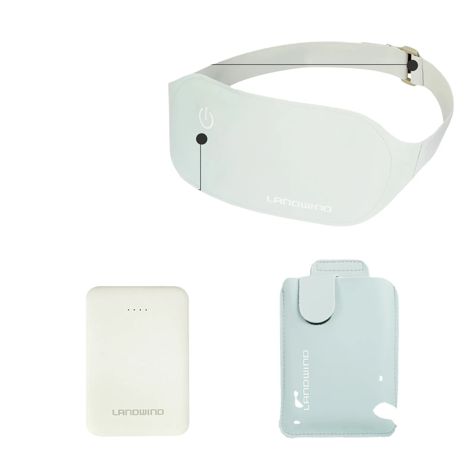 2021 Electric Menstrual Heating Pad Far Infrared Physiotherapy Warm Strap 3 Levels Temperature Menstrual Period Massager