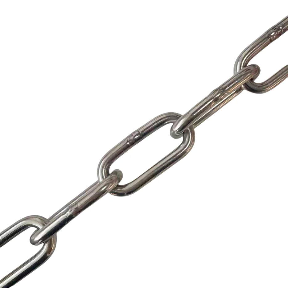 4mm 6mm Welded G43 link chains Stainless Steel Long Link Chain for Lifting