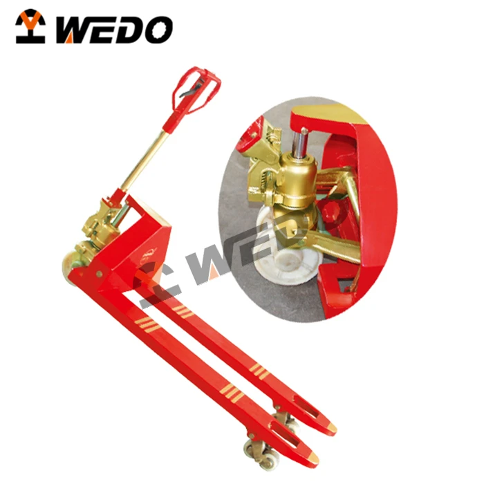2022 New Design Popular High Quality WEDO Tools Corrosion Resistant Non Sparking Hydraulic Pallet Truck
