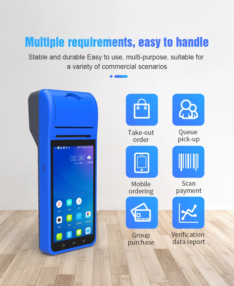  NETUM NT-6000 NFC Wi-Fi Bluetooth GPS GSM портативный Android PDA с терминал сканер штрих-кода для сбора