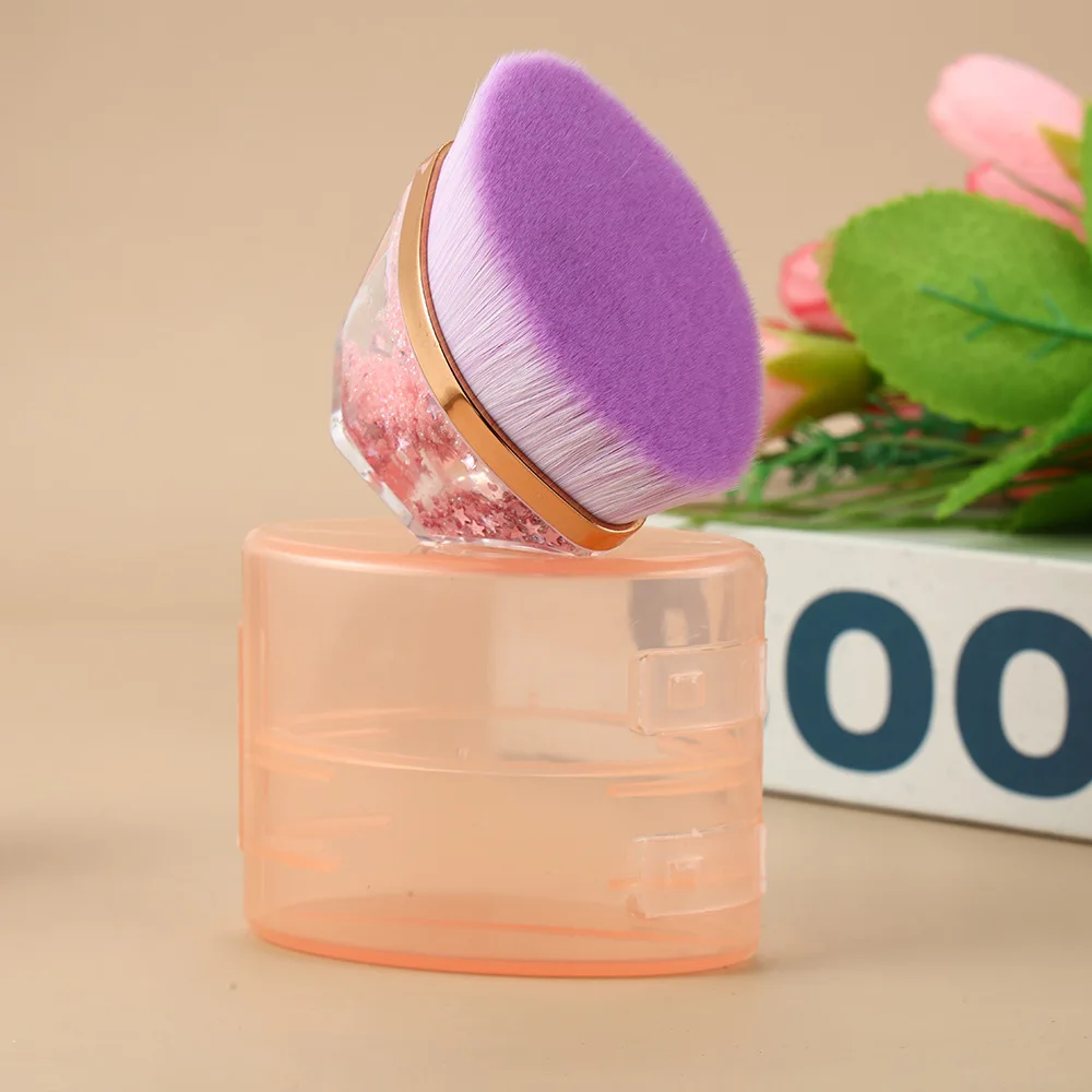 New 55 petal makeup brush quicksand handle foundation liquid beauty makeup concealer brush 55 magic foundation brush wholesale