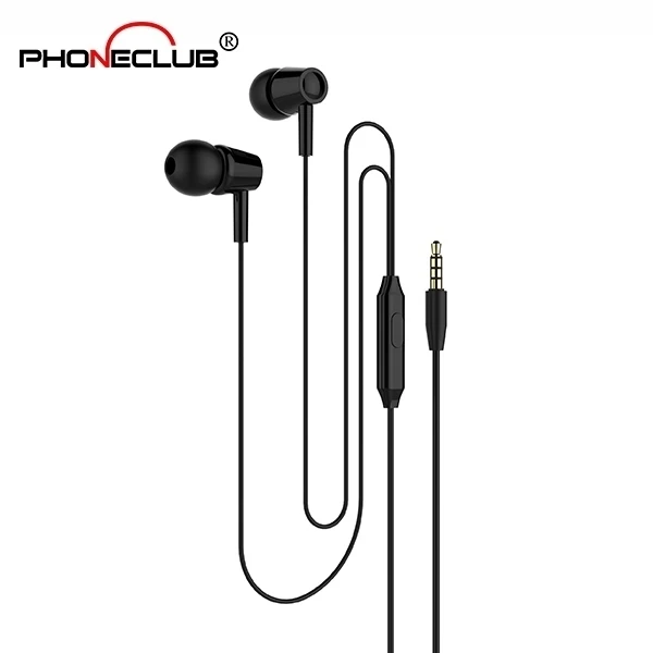 Sweatproof Wired Earphone Sport Stereo headset handfree with Microphone for phone
