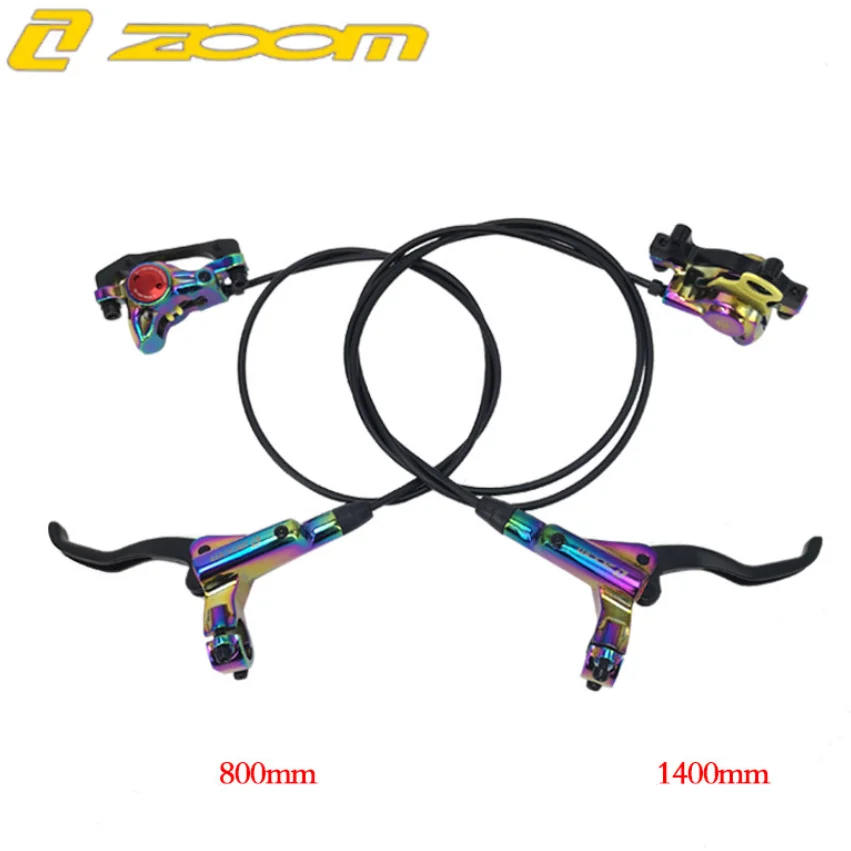 HB875 ZOOM Rainbow Colorful MTB Oil Braking Mountain Bike Disc Rotor Brake Bicycle Hydraulic Brake