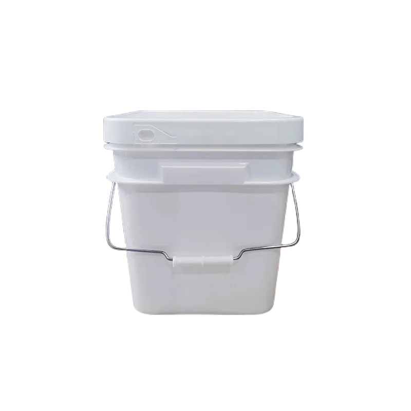 12-литровое квадратное пластиковое ведро с ручкой и крышкой, пищевое пластиковое ведро для инструментов, масла, краски