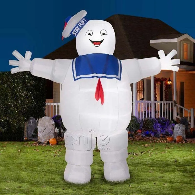 Outdoor decoration inflatable Cartoon Character Mascot Inflatable Marshmallow Man Ghostbuster