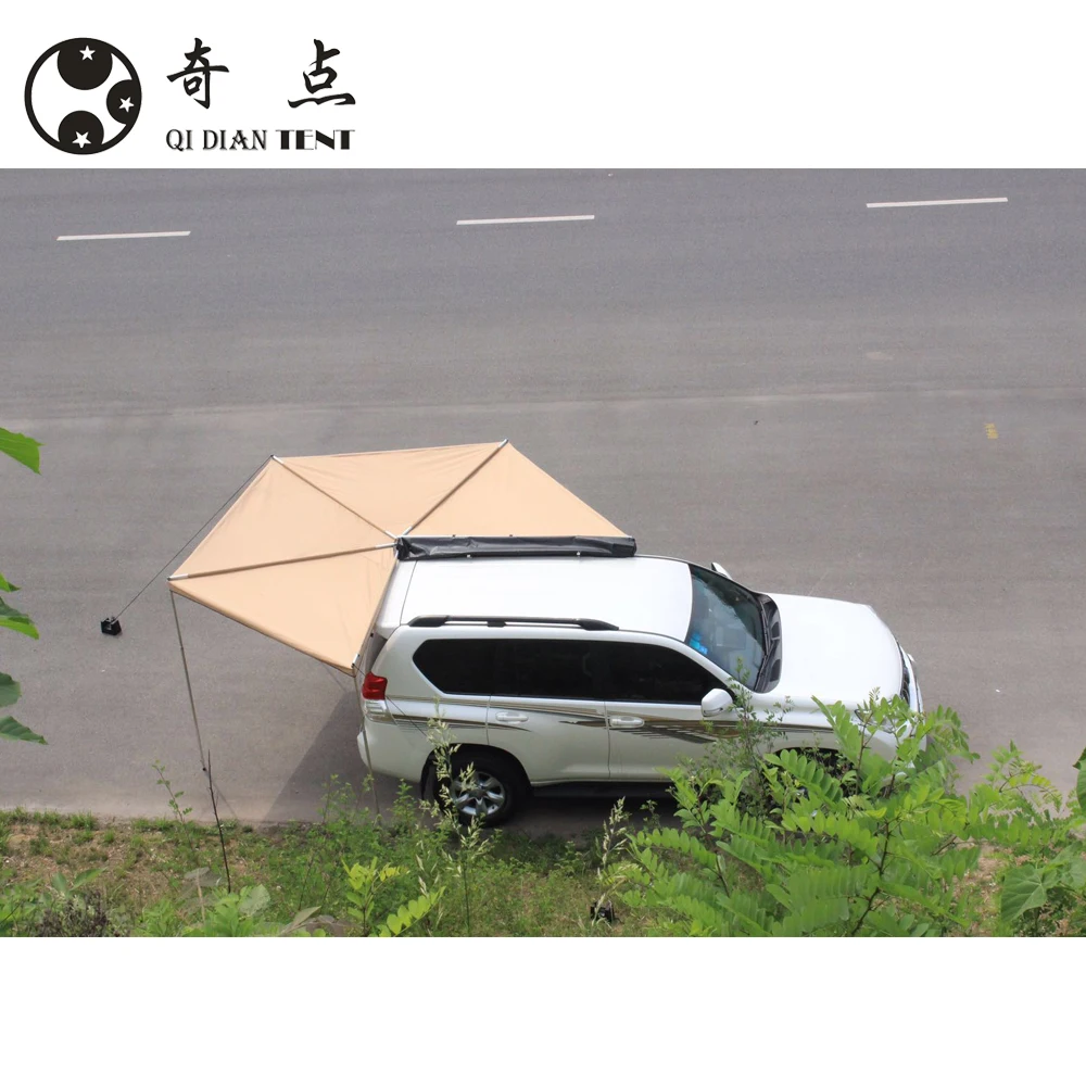 Vehicle Roof Top Tent Sector Awning 270 Degree Car Camping Tent Touring Fox Wing Tent