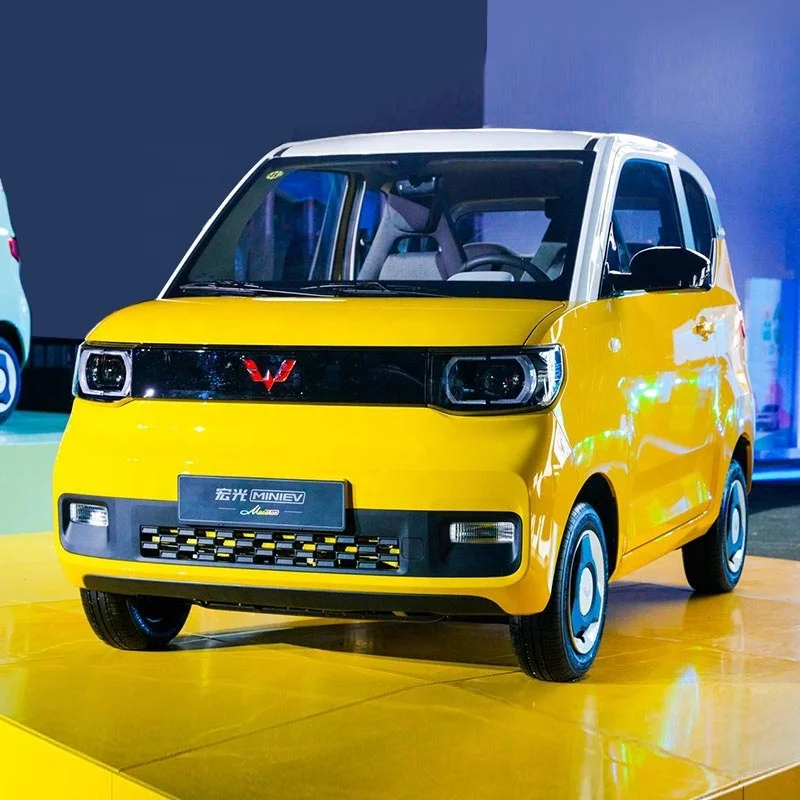 Chinese New Electric Car Cheap wuline mini electric car wuling mini ev 4 seats maximum speed 100km/h